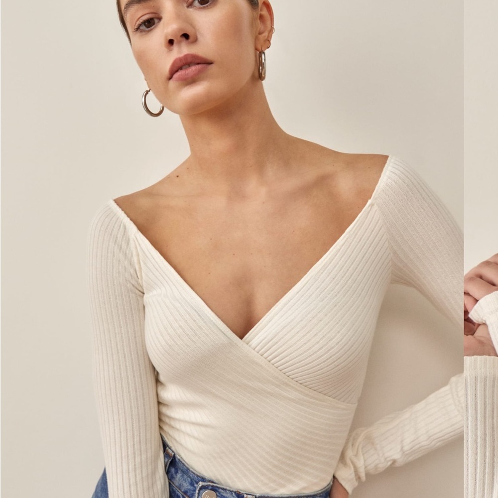 Reformation Minnie Knit Top